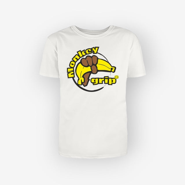 T-Shirt - MonkeyGrip - Original Logo - Unisex - White