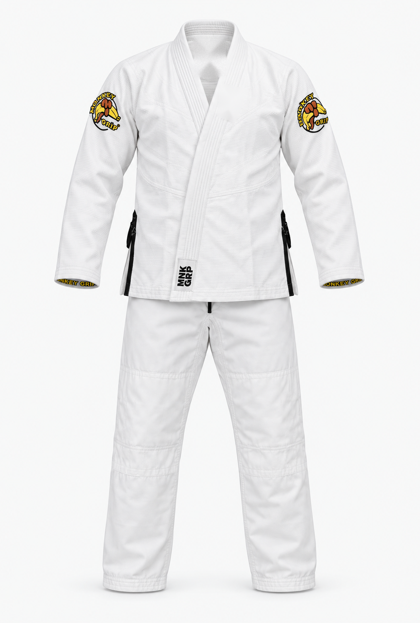Classic BJJ Gi White kids front