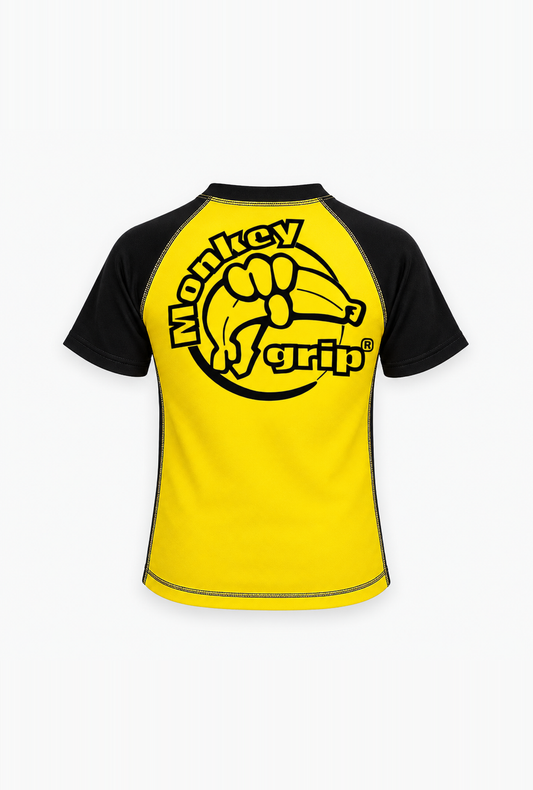Ranked rashguard barn gul – baksida