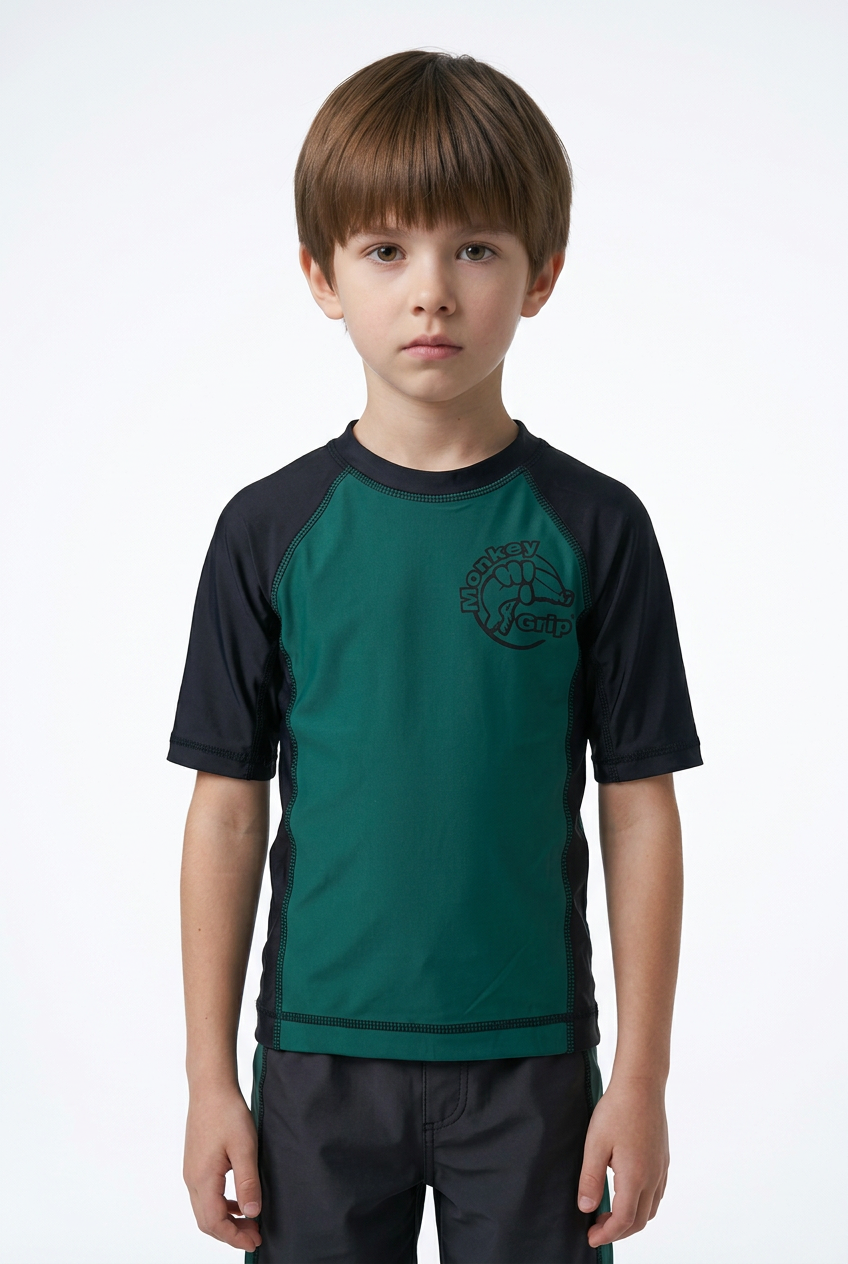 Ranked rashguard –  Vit - (Barn)