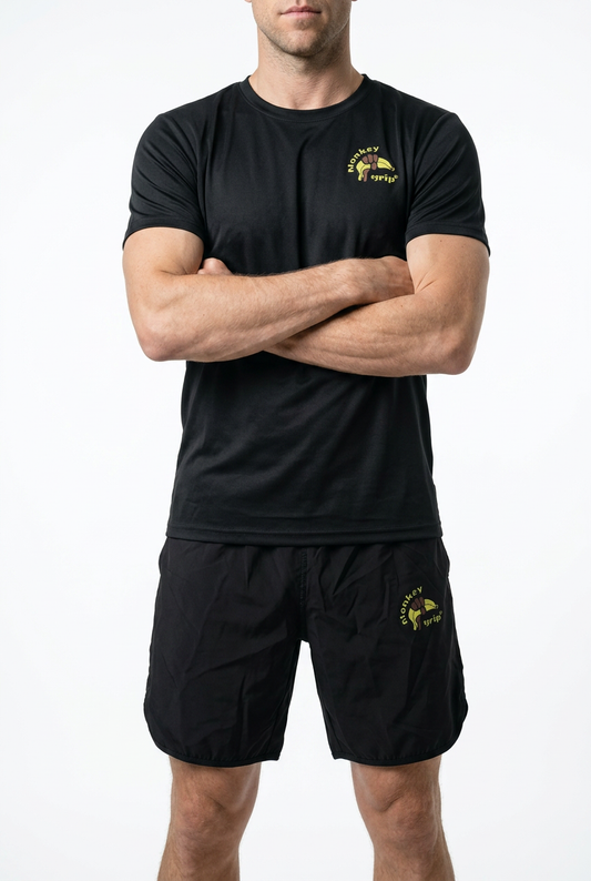Pure black edition shorts