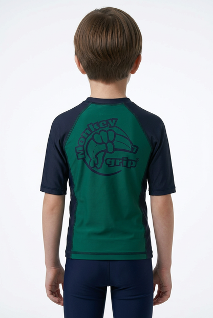 Ranked rashguard –  Vit - (Barn)